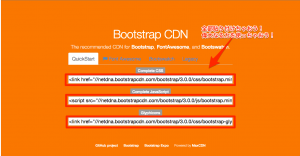 Bootstrap_CDN